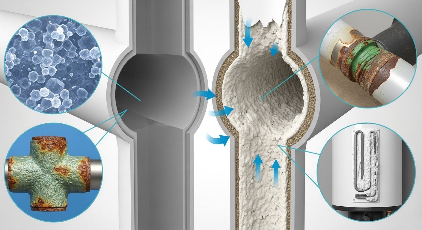 Hard Water in Bradenton: How It Damages Your Pipes and What You Can Do