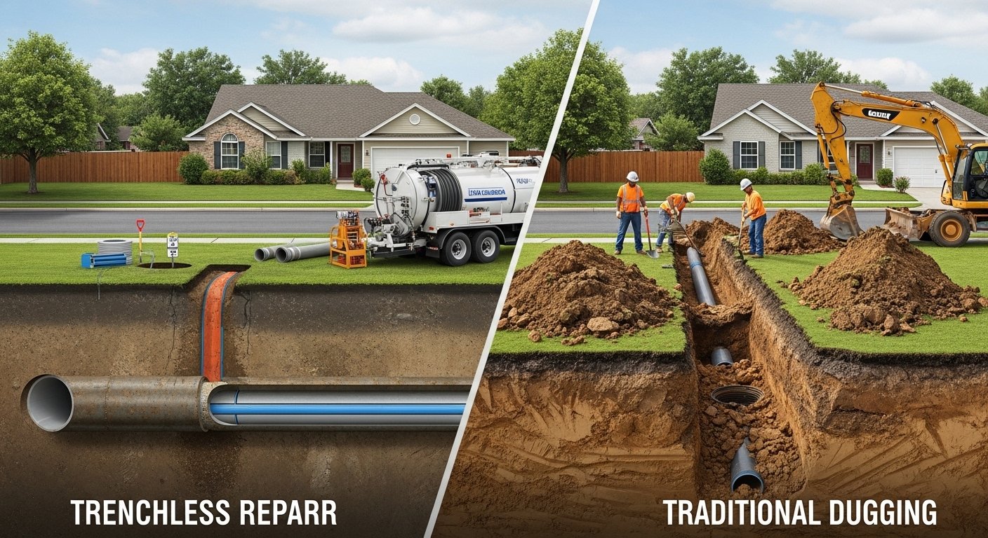 What Is Trenchless Sewer Repair and Why Is It Better Than Traditional Digging