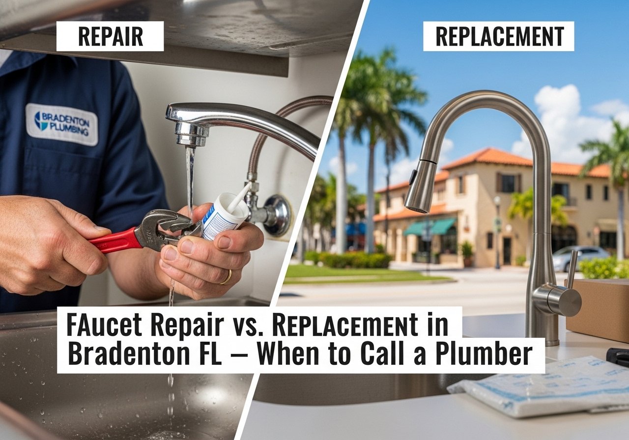 Faucet Repair vs. Replacement in Bradenton FL — When to Call a Plumber