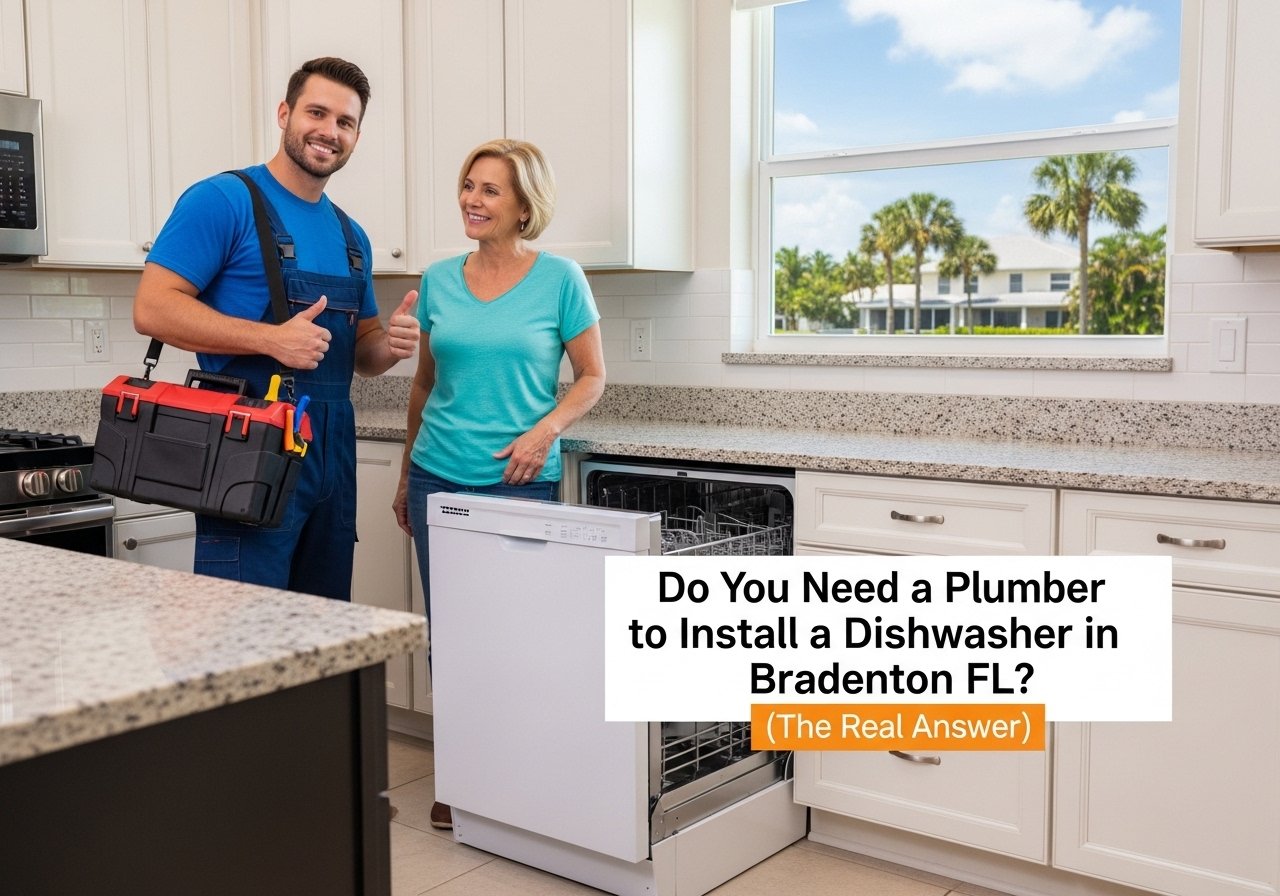 Do You Need a Plumber to Install a Dishwasher in Bradenton FL? (The Real Answer)